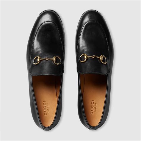 Women's Gucci Jordaan loafer in black patent leather 